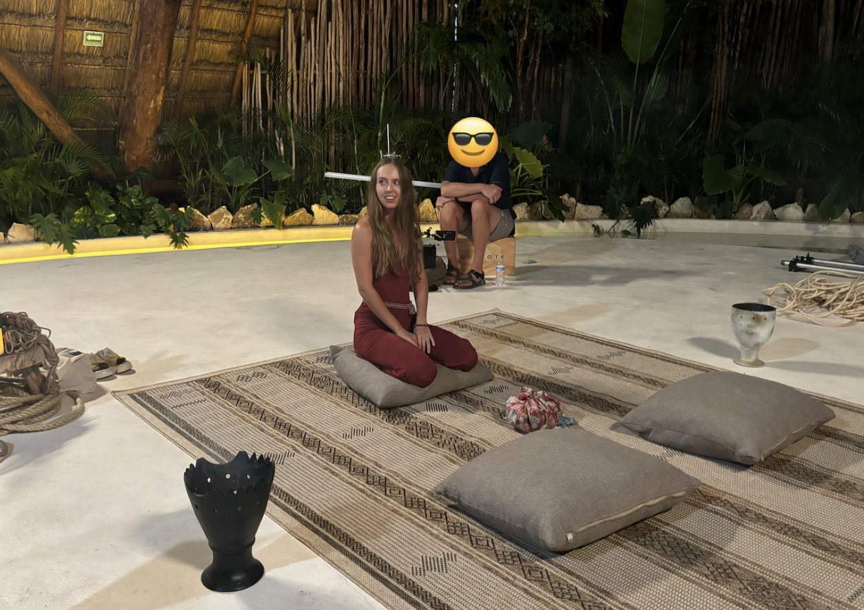 Lucy and Daniel during their shibari date