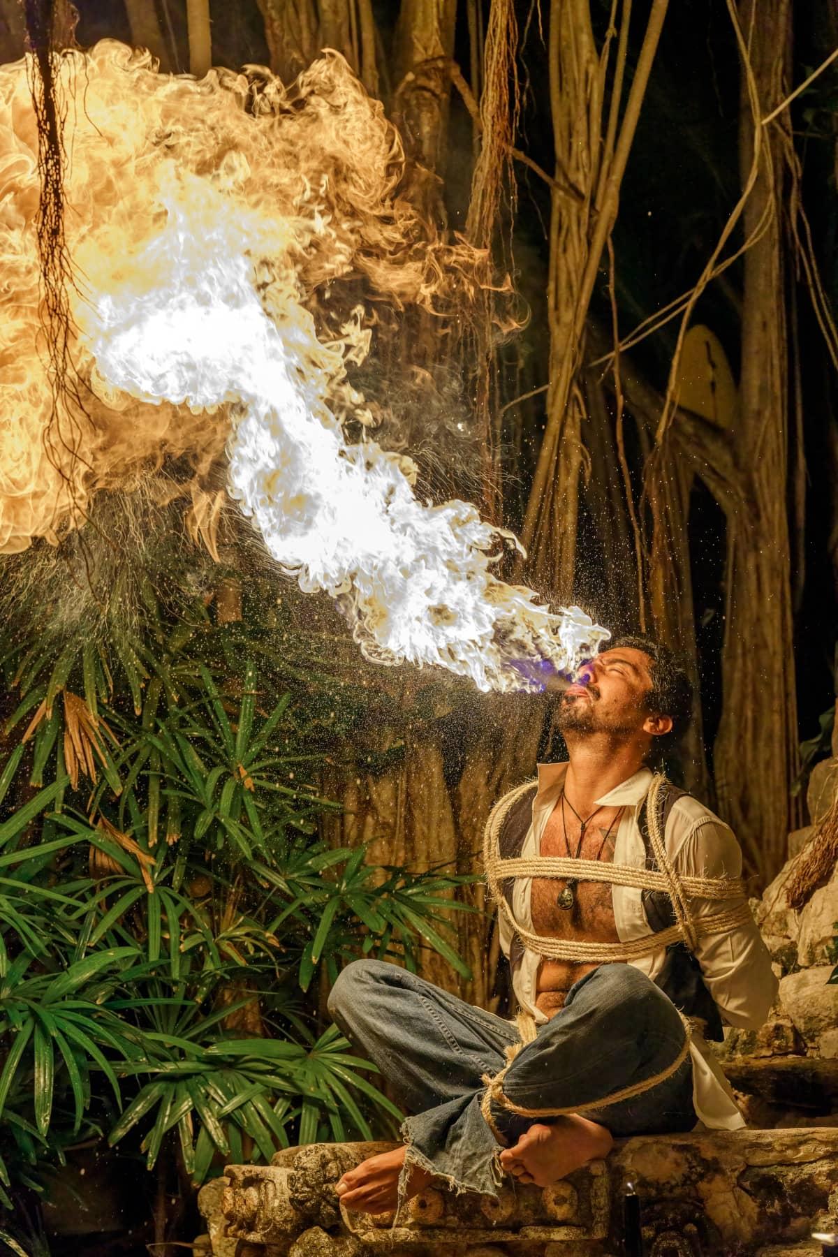 Natural shibari portrait