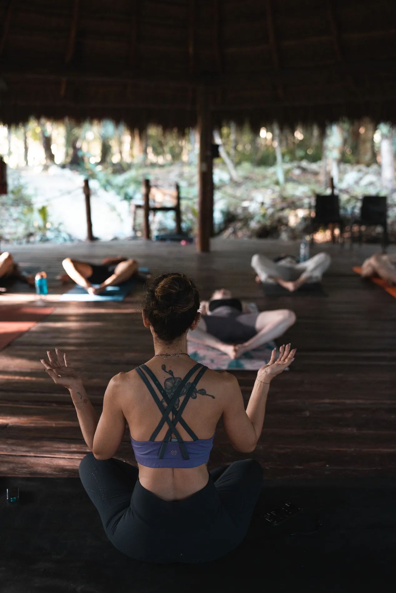 A shared moment from a Voudou Ropes retreat
